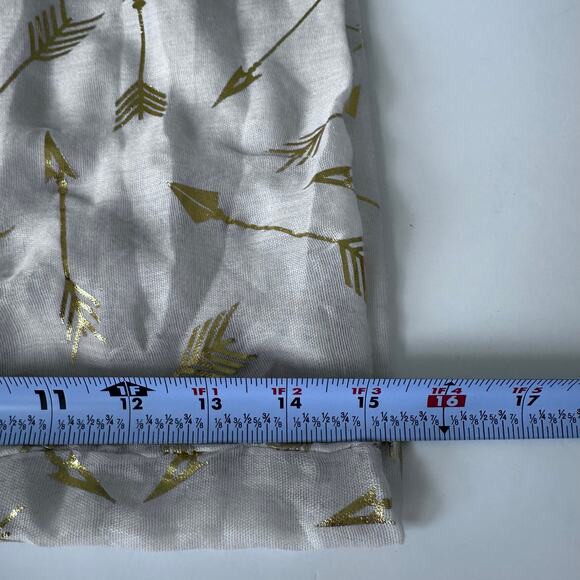 Metallic Gold Arrow Infinity Scarf - Picture 5 of 7